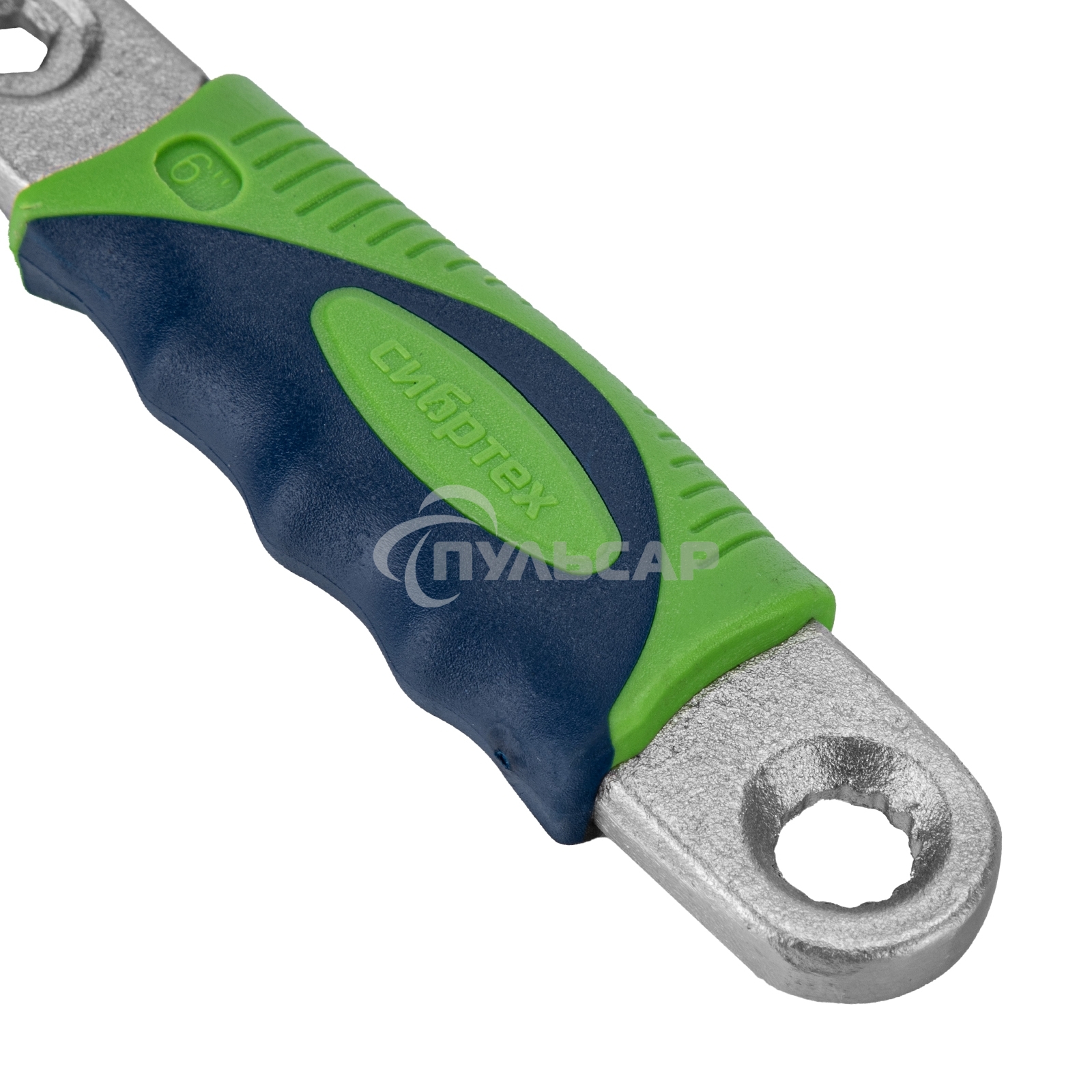 Ключ разводной Сибртех 150мм, переставная губка, 2-х комп. рукоятка