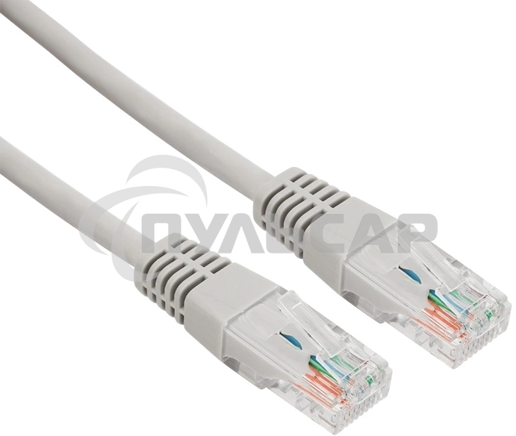 Пaтч-корд U/UTP Rexant, кат.5e, RJ45-RJ45, неэкранированный, LSZH серый, 5м