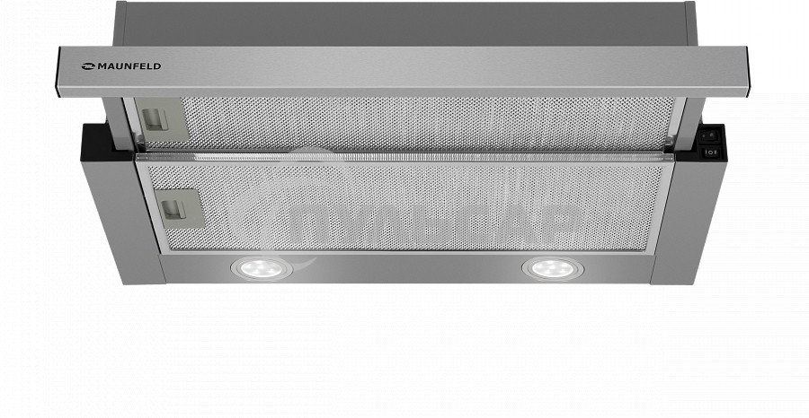 Вытяжка встраиваемая Maunfeld VS Light 50 нержавеющая сталь, 50 см, 520 куб. м/ч, 56 дБ