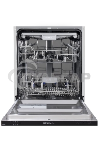 Встраиваемая посудомоечная машина HOMSair DW67M, черный, 59.8 см, 14 компл., 47 дБ, класс A++