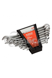 Набор ключей комбинированных Matrix 6 - 19 мм, 8 шт., CrV, матовый хром