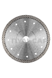 Диск алмазный ф180х22,2мм, тонкий, сплошной (Jaguar), мокрое резание Gross