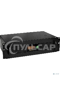 Источник бесперебойного питания ExeGate ServerRM UNL-2000.LCD.AVR.2SH.3C13.USB.2U 2000VA/1200W, Color LCD, AVR, 2*Schuko+3*C13, USB, 2U, установка в стойку, черный