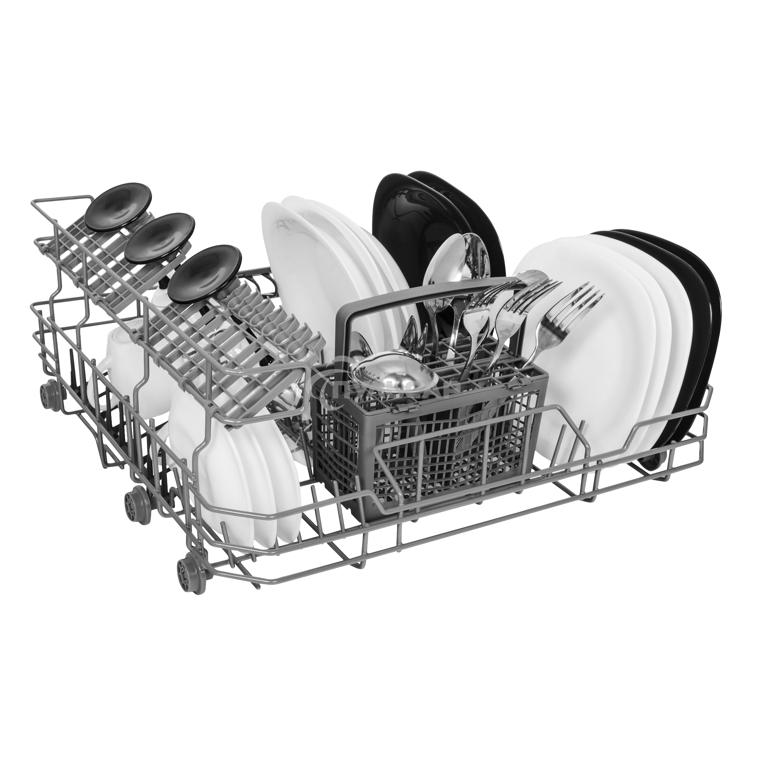 Посудомоечная машина Maunfeld MLP-06DS, серый, 55 см, 6 компл., 49 дБ, класс A+