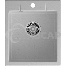 Мойка GRANFEST URBAN 242 1-чаша 420*490мм, монтаж: врезной, материал: кварц, серый