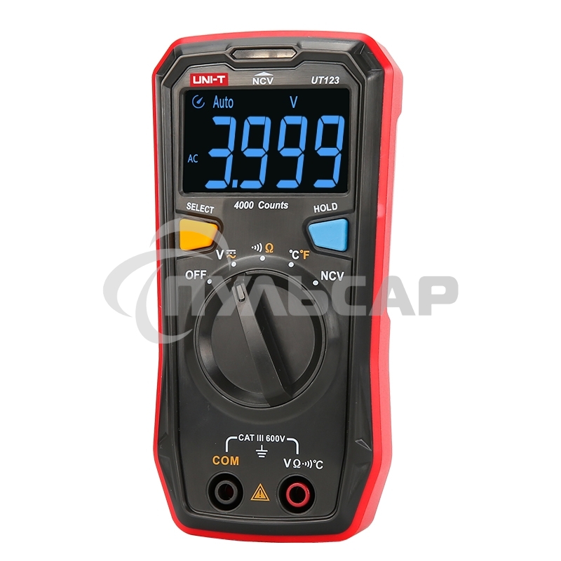 Мультиметр UNI-T Мультиметр UT123, 600В, 20МОм, карманный (0511237)