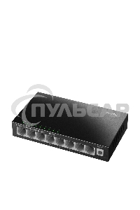 Коммутатор 8-Port 10/100 Mbps Desktop Switch, 8 10/100M RJ45 Ports, Loop Detection, Metal Case, Power Saving, Plug & Play