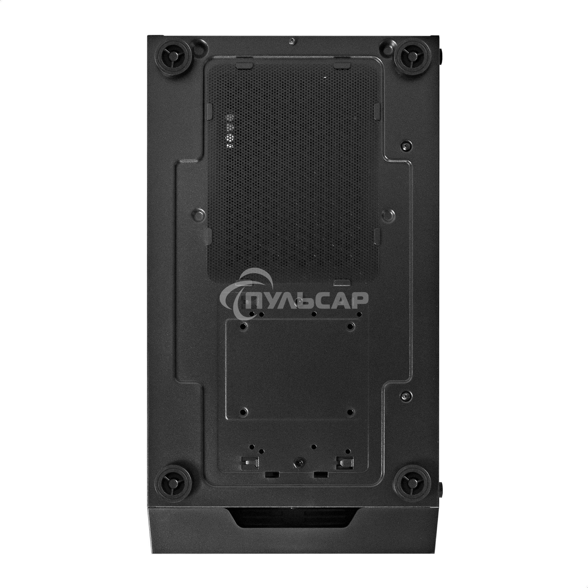 Компьютерный корпус Miditower ExeGate EVO-5001A (ATX, без БП, 2*USB+1*USB 3.0+HD Audio, черный, 3 вент.12см с RGb подсветкой, боковая панель - закаленное стекло)