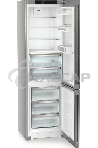 Холодильник Liebherr CBNsdc 573i-22 серебристый двухкамерный 266/94л морозилка снизу, No Frost