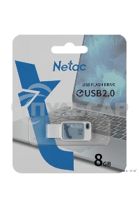 Флешка USB Netac 8 Gb UA31 NT03UA31N-008G-20BL USB 2.0 синий