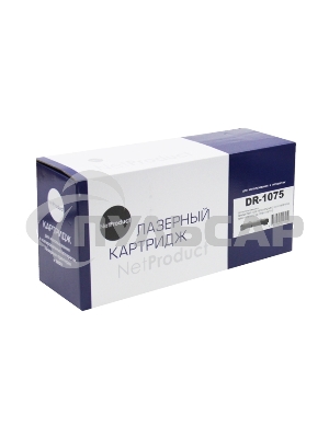 Драм-юнит NetProduct DR-1075 для Brother HL-1010R/1112R/DCP-1510R/1512R/MFC-1810R (NetProduct) NEW DR-1075, 10К