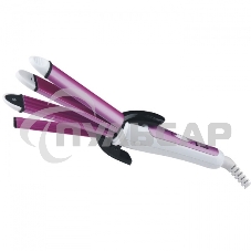 Щипцы для завивки волос Delta DL-0636 белый с розовым, КЕРАМИЧЕСКОЕ покрытие, 4 в1, d 25мм, (50) Щипцы для завивки волос Delta DL-0636 белый с розовым, КЕРАМИЧЕСКОЕ покрытие, 4 в1, d 25мм, (50)