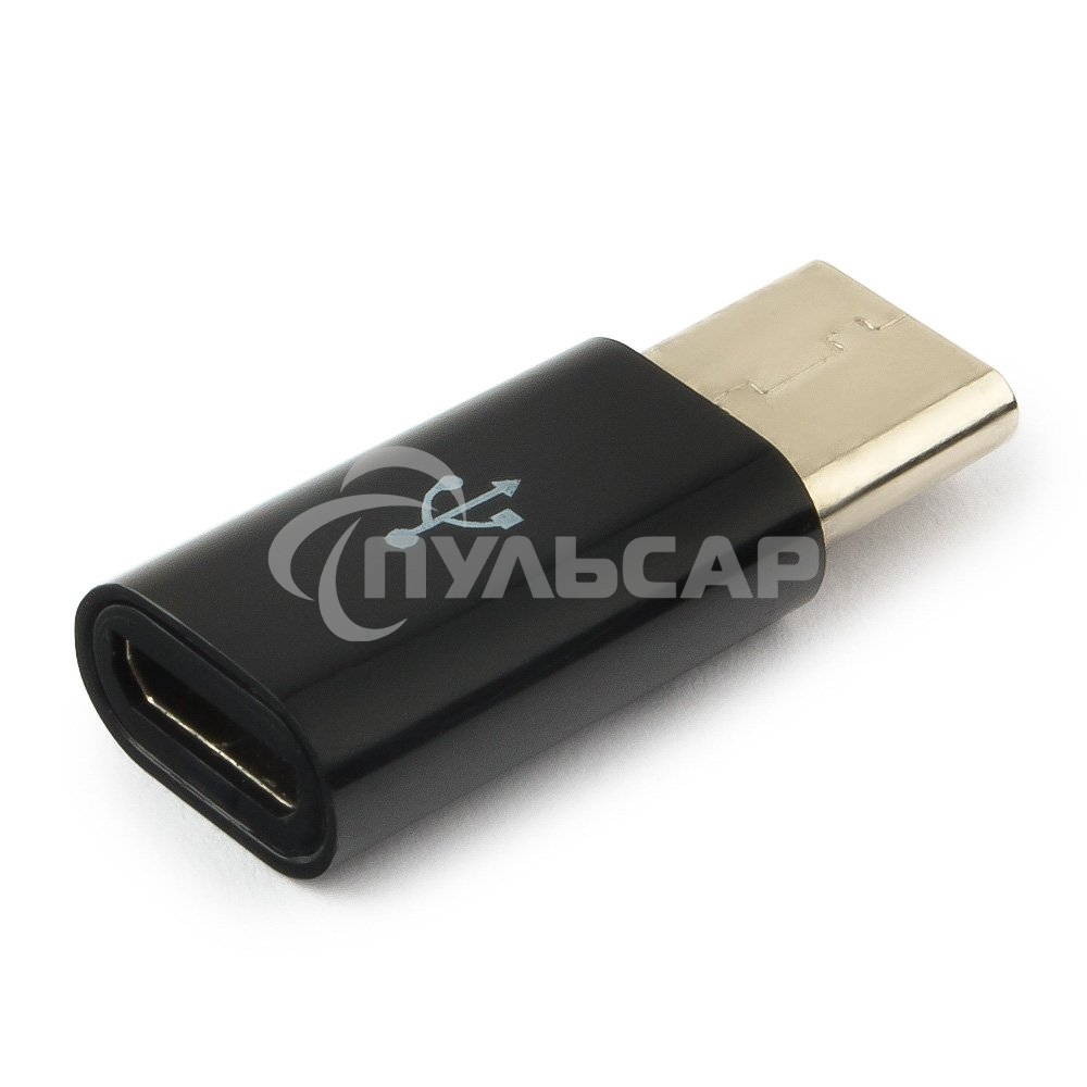Переходник Cablexpert Переходник USB, USB Type-C/USB MicroB (F), пакет (A-USB2-CMmF-01)