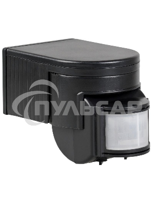 Датчик движения Iek LDD10-012-1100-002 ДД 012 черный, макс. нагрузка 1100Вт, угол обзора 180град., дальность 12м, IP44, ИЭК