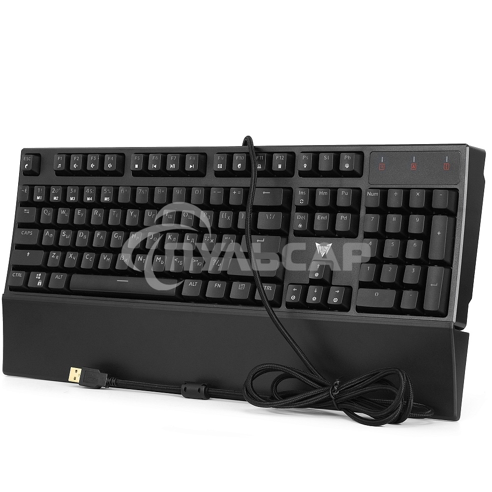 Клавиатура проводная CROWN CMGK-902, USB, черный