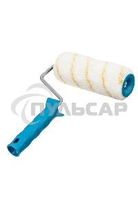 Валик в сборе Matrix ПОЛИАКРИЛ желтая полоса, 180 мм, ворс 12 мм, D 48 мм, D ручки 8 мм