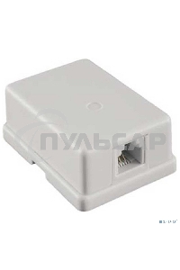 Розетка внешняя Exegate EX271122RUS RJ-45 кат.5/5E UTP Krone/110