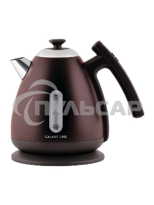 Чайник электрический Galaxy Line GL 0343, горький шоколад, металл, 2200 Вт, 1,7 л