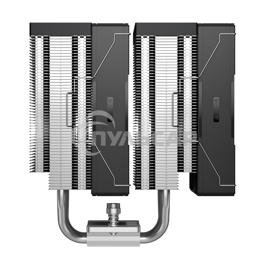 Кулер для процессора PCCooler RZ620 BK (260W, 4-pin PWM, 157.5mm, Al/Cu, 6x6mm, 1x120мм, 86.73CFM, 32dBA, 2200RPM, S: 1851/1700/1200/115X, AM5/AM4, черный)