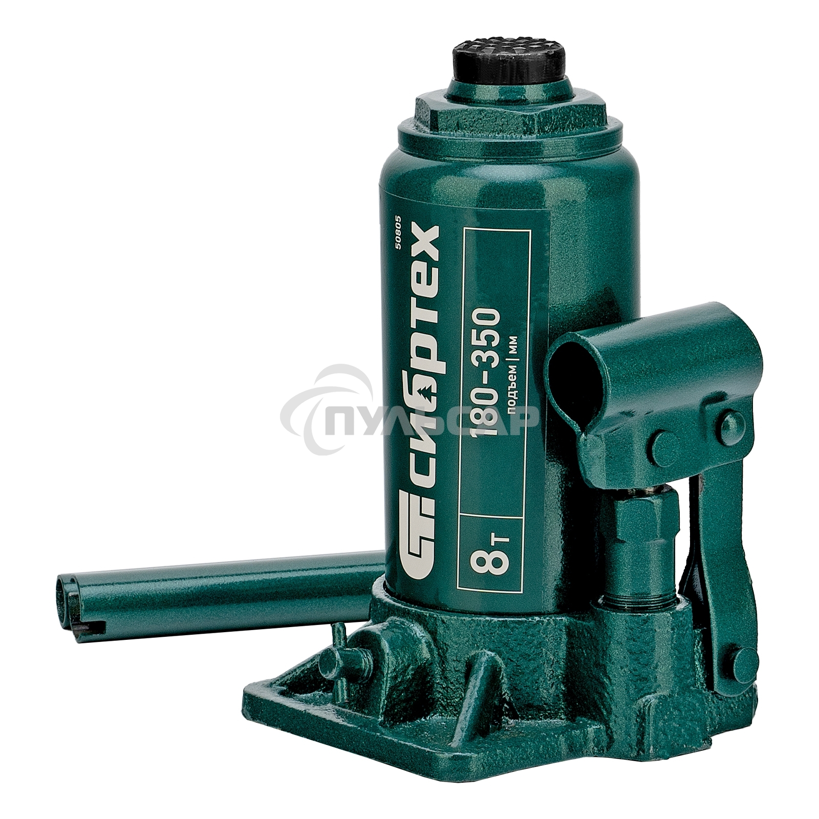 Домкрат гидравлический Сибртех бутылочный, 8т, 180-350мм