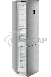 Холодильник Liebherr CBNsdc 573i-22 серебристый двухкамерный 266/94л морозилка снизу, No Frost