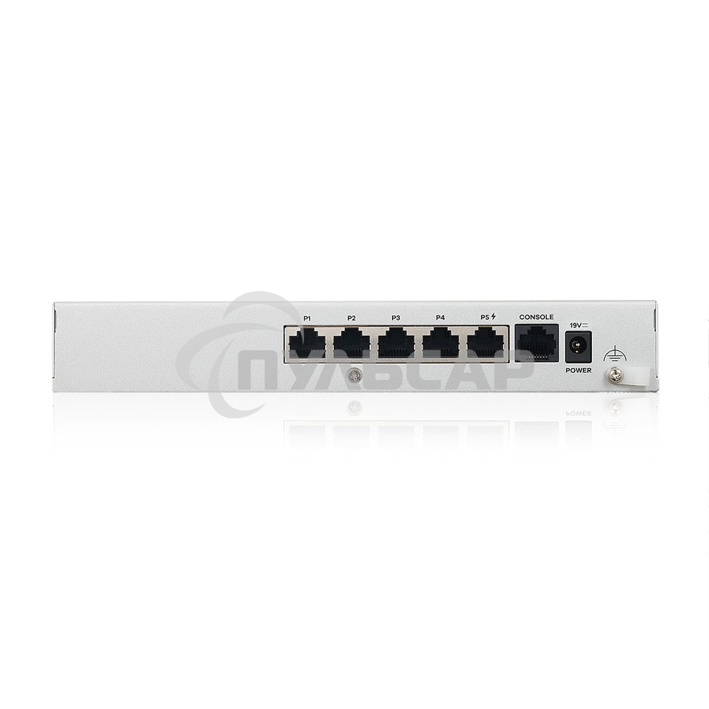Межсетевой экран Zyxel USG FLEX 50HP, 1xRJ-45: 1G PoE+ (LAN/WAN), 4xRJ-45: 1G (LAN/WAN), 1xUSB3.0 **