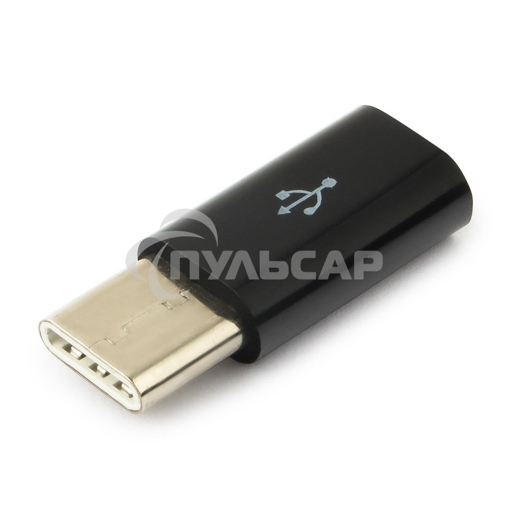 Переходник Cablexpert Переходник USB, USB Type-C/USB MicroB (F), пакет (A-USB2-CMmF-01)