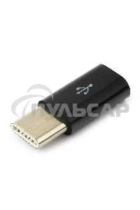 Переходник Cablexpert Переходник USB, USB Type-C/USB MicroB (F), пакет (A-USB2-CMmF-01)
