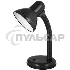 Светильник UF-301 С02 настол. 230В 60Вт черный Ultraflash 12356