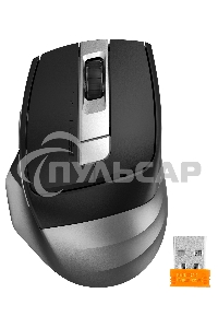 Мышь беспроводная A4Tech Fstyler FB35C серый/черный, 2000 dpi, радиоканал, Bluetooth, USB, кнопки - 6