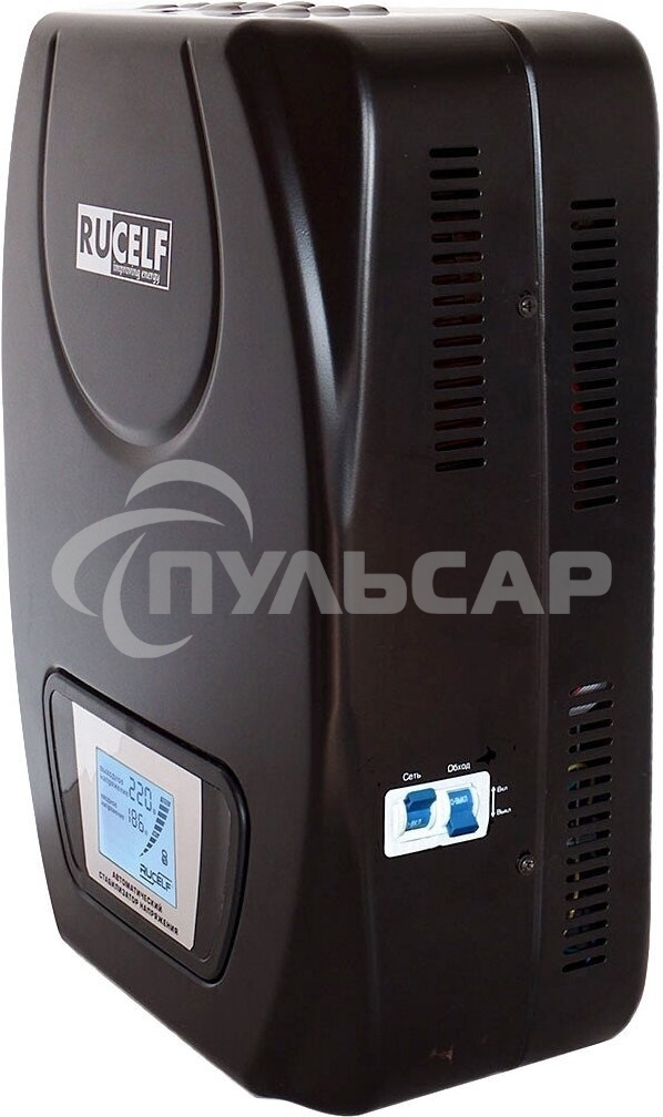 Стабилизатор RUCELF SDW.II-12000-L рабочий диапазон: 110-275В 10000Вт 217-223В