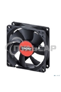 Вентилятор для корпуса ExeGate ExtraSilent ES08015B3P черный, 80 мм, 1700 об/мин, 17 дБ, 3 pin