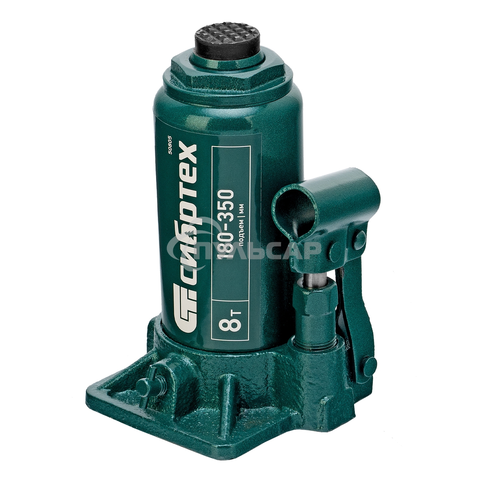 Домкрат гидравлический Сибртех бутылочный, 8т, 180-350мм