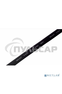 Термоусаживаемая трубка Rexant 7,0/3,5 мм, черная, упаковка 50 шт. по 1 м