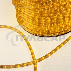 Дюралайт Neon-night LED, постоянное свечение (2W) - желтый, 36 LED/м, бухта 100м