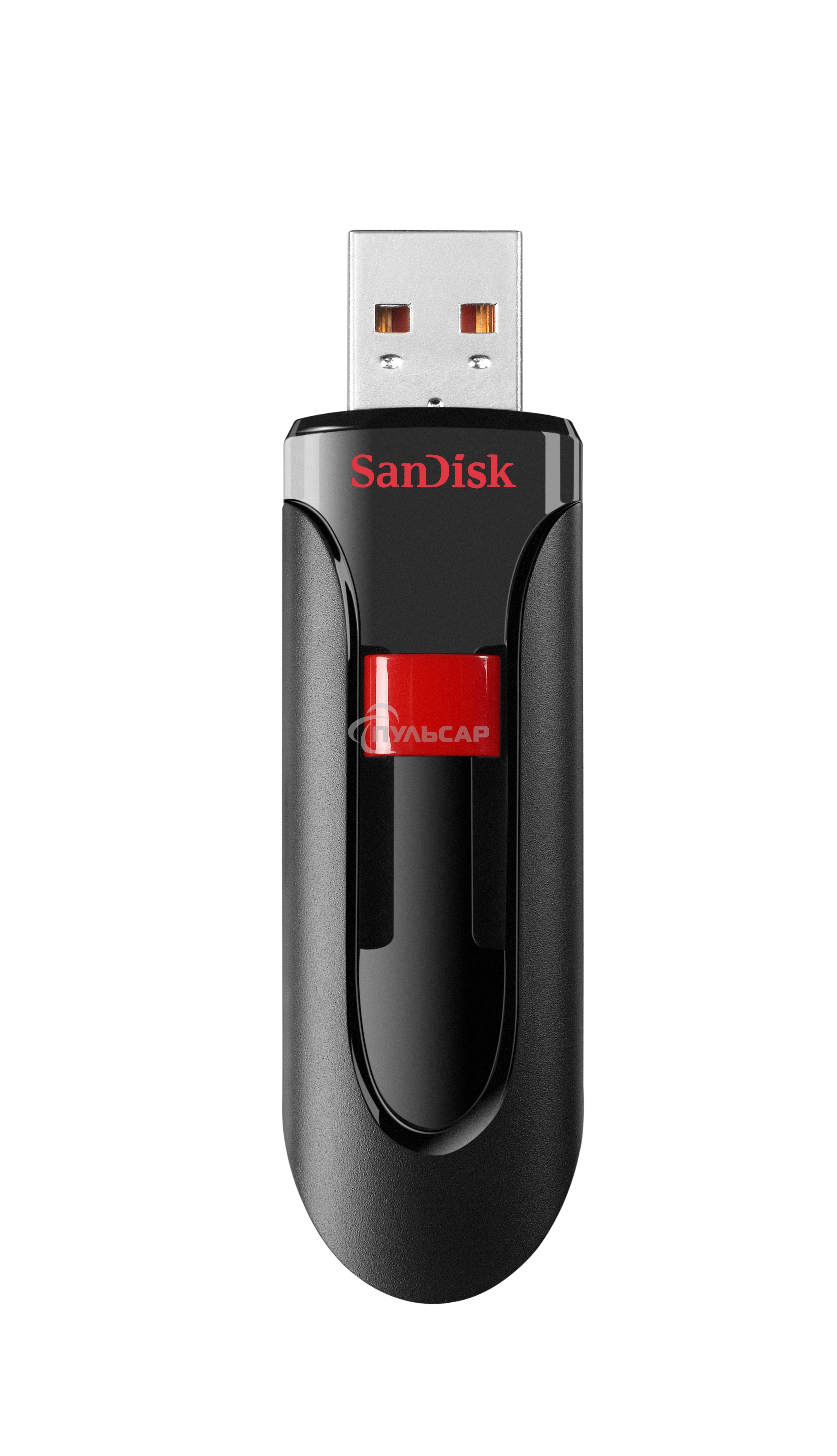 Флешка USB 256 Gb SanDisk CZ60 Cruzer Glide, USB 2.0, черный