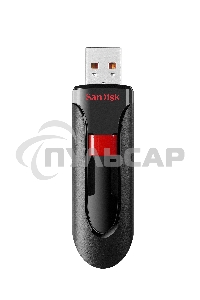 Флешка USB 256 Gb SanDisk CZ60 Cruzer Glide, USB 2.0, черный