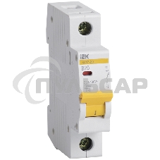 Выключатель автоматический модульный 1п B 20А 4.5кА ВА47-29 ИЭК MVA20-1-020-B
