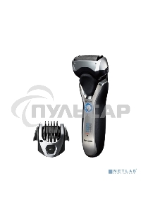 Электробритва сетчатая Panasonic ES-RT77-S520 реж.эл.:3 питан.:аккум. серебристый/черный