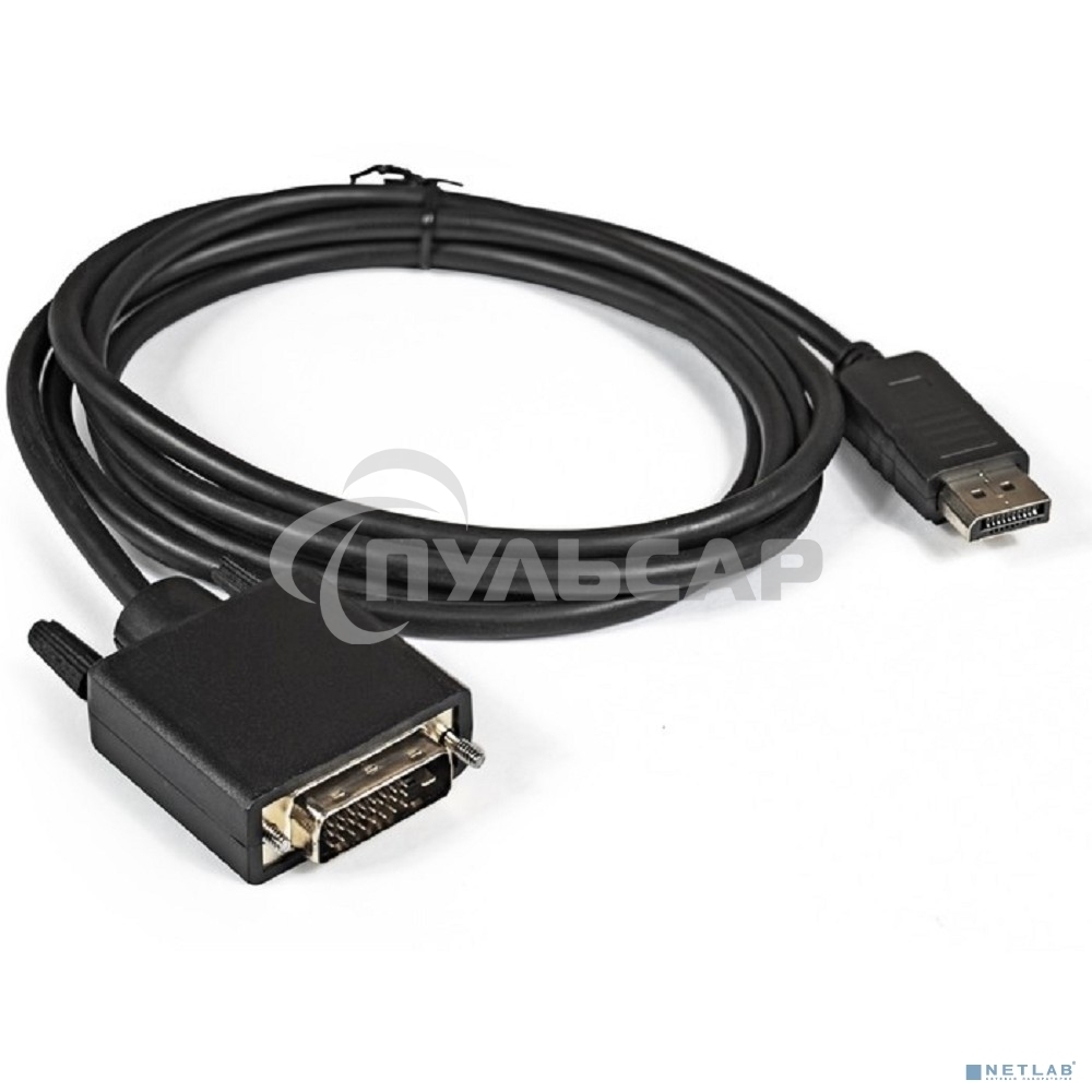 Кабель-переходник ExeGate EX284908RUS DisplayPort -DVI ExeGate EX-CC-DPM-DVIM-1.8 (20M/25M, 1,8м, экран)