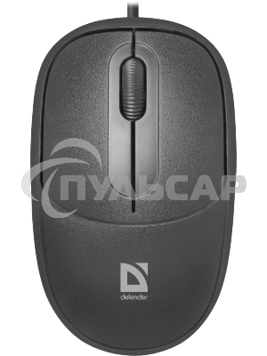 Мышь проводная Defender Datum MS-980 черный, 1000 dpi, USB, кнопки - 3