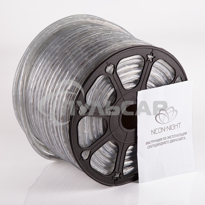 Дюралайт Neon-night LED, постоянное свечение (2W) - желтый, 36 LED/м, бухта 100м