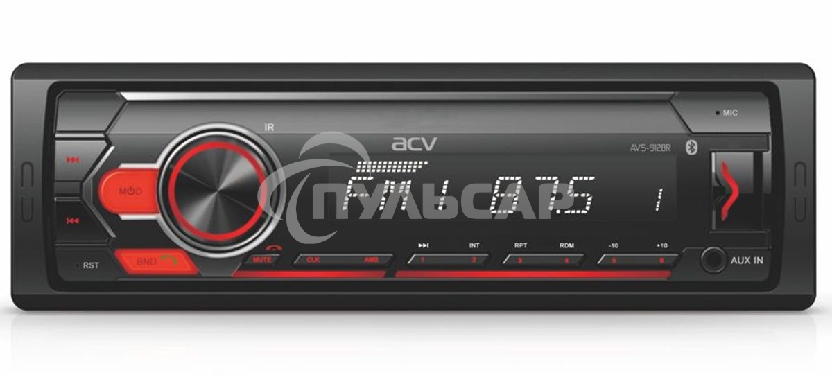 Автомагнитола ACV AVS-912BR 1DIN 4x50Вт