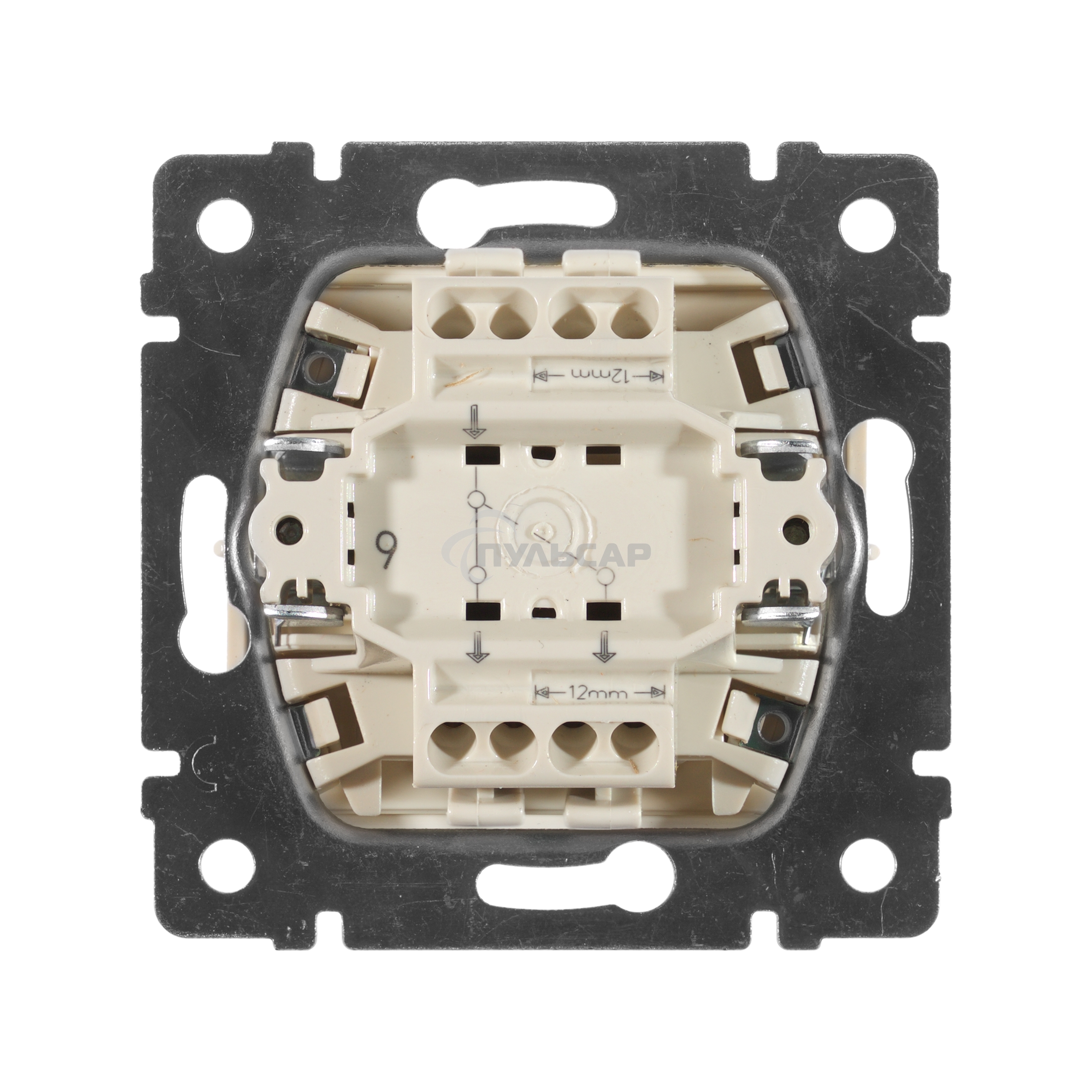 Механизм переключателя 1-кл. СП Valena проходн. на 2 напр. сл. кость Leg 774306