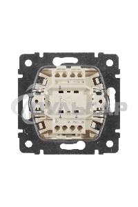 Механизм переключателя 1-кл. СП Valena проходн. на 2 напр. сл. кость Leg 774306