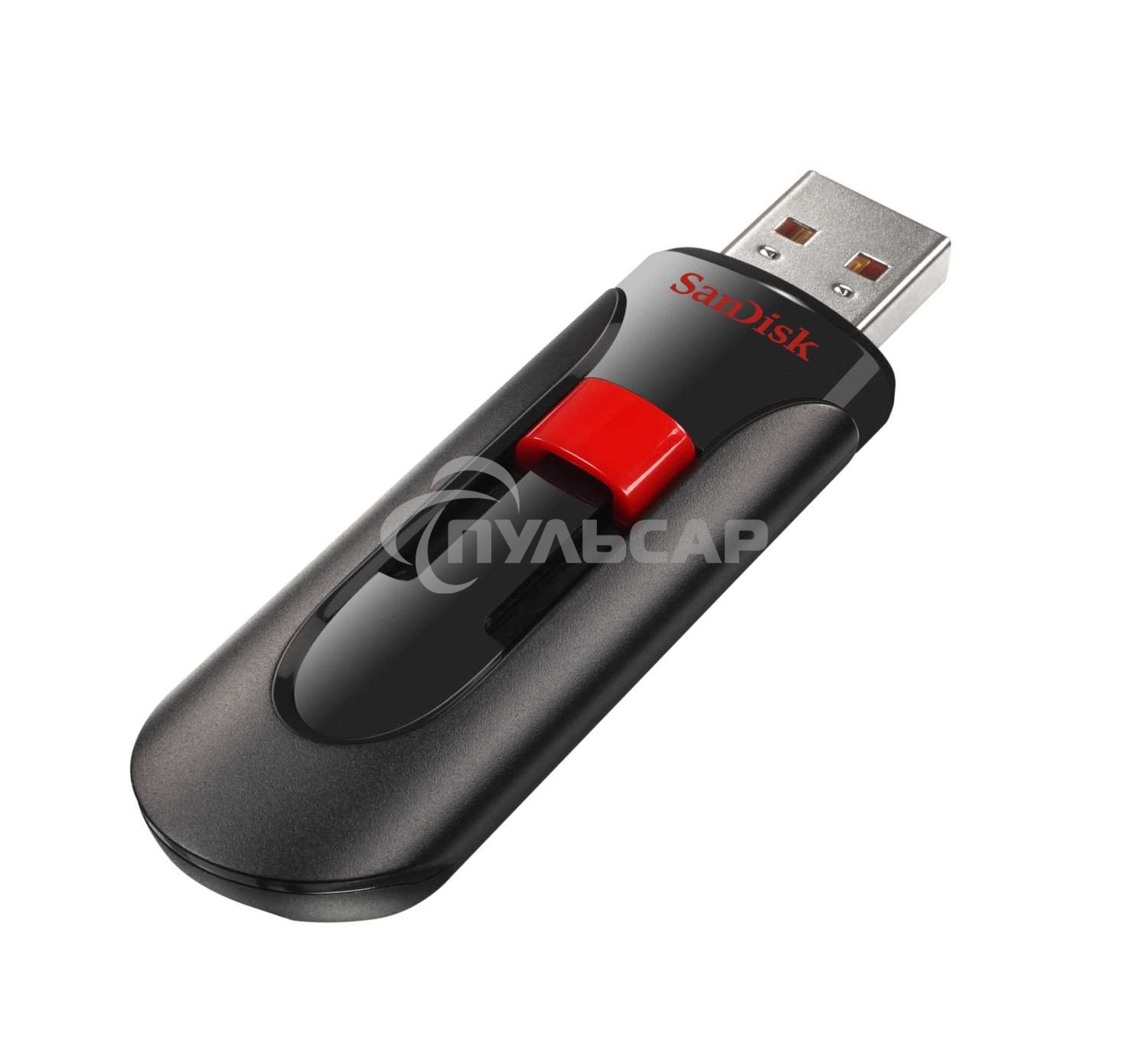Флешка USB 256 Gb SanDisk CZ60 Cruzer Glide, USB 2.0, черный