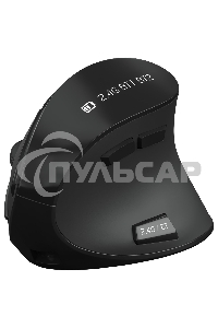 Мышь беспроводная Oklick 990MW черный, 2400 dpi, радиоканал, Bluetooth, USB, кнопки - 9