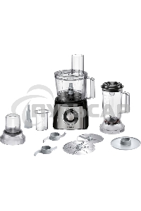 Кухонный комбайн Bosch MCM3501M 800 Вт, Скорости: 2, Блендер 1 л, Чаша 2.3 л, черный/серебристый