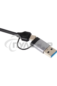 USB концентратор TypeC+adapter-->USB3.0+2USB2,0+SD+TF, VCOM