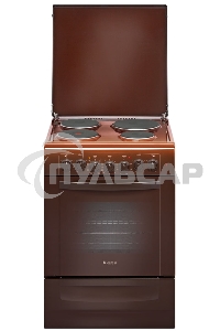 Плита электрическая Gefest 6140-02 0001 коричневый, конфорок 4 электрических, духовка 55 л, 60 см x 85 см x 60 см